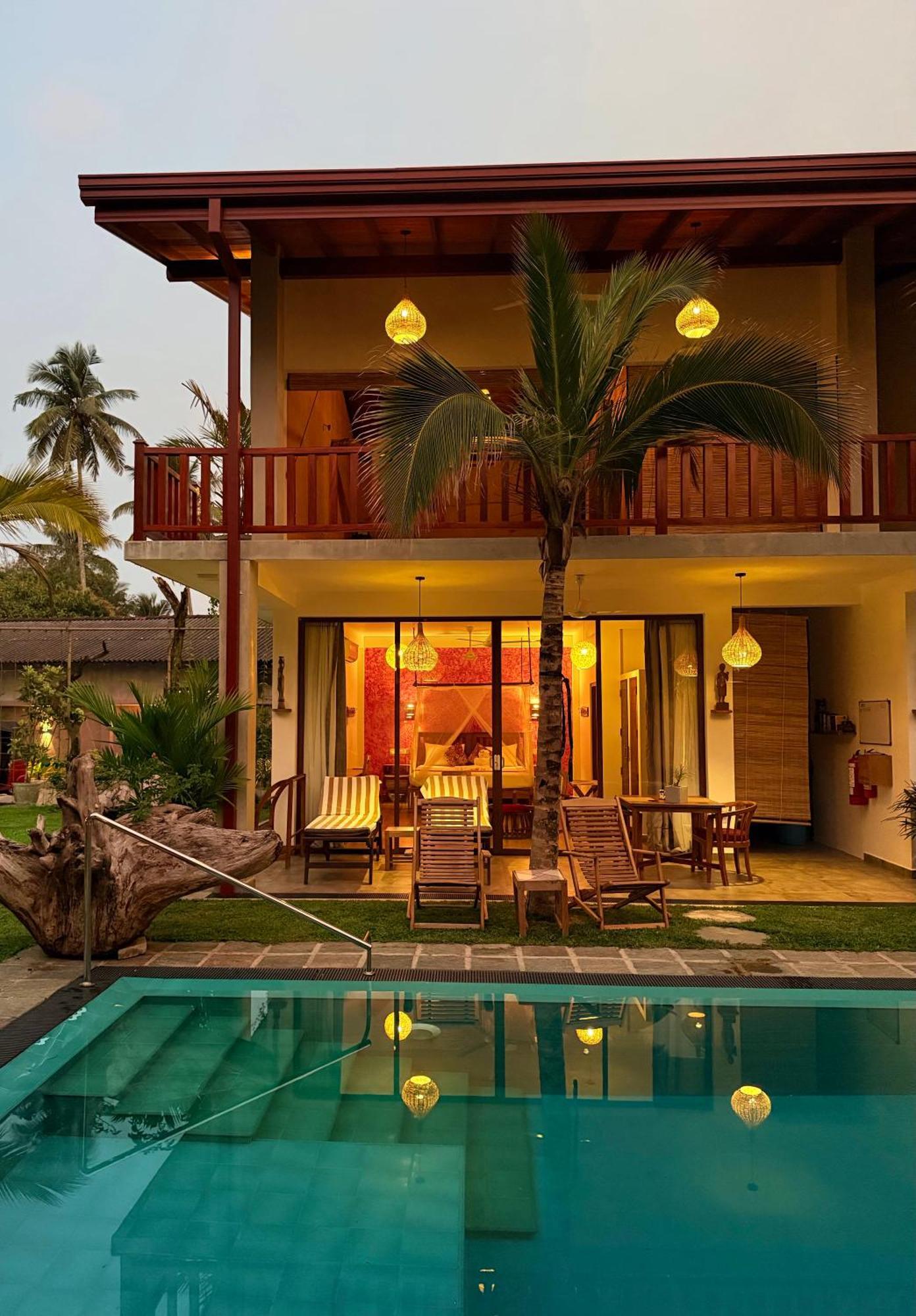 Sri Palms Bed and Breakfast Kosgoda Buitenkant foto