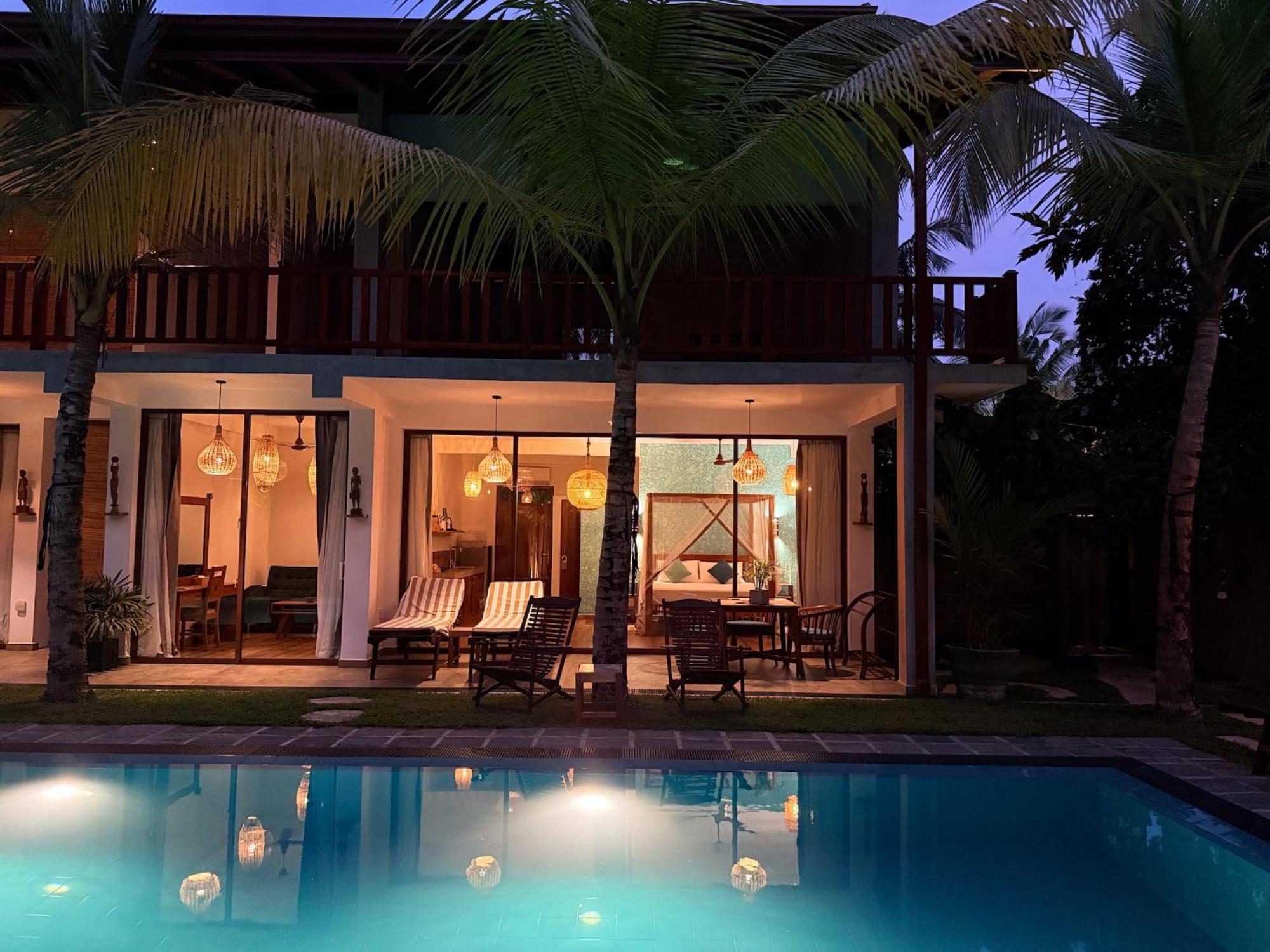 Sri Palms Bed and Breakfast Kosgoda Buitenkant foto