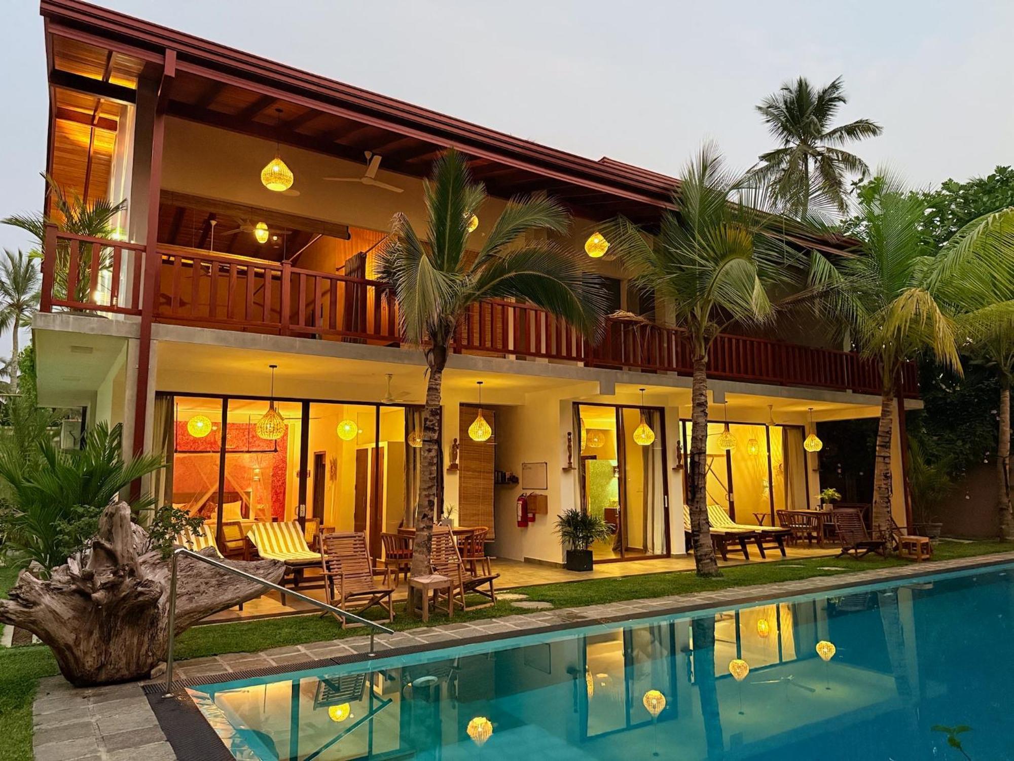 Sri Palms Bed and Breakfast Kosgoda Buitenkant foto